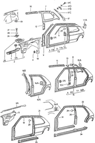 Side part — VW GTI factory diagram