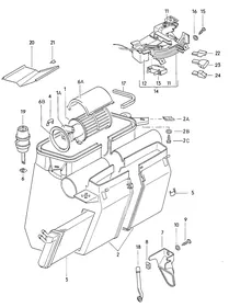 Air conditioning — VW GTI factory diagram