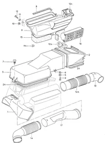 Air hose — VW GTI factory diagram