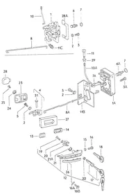 Door lock — VW GTI factory diagram