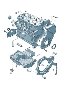 Crankcase — VW GTI factory diagram