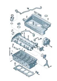 Cylinder head — VW GTI factory diagram