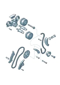 Timing chain — VW GTI factory diagram