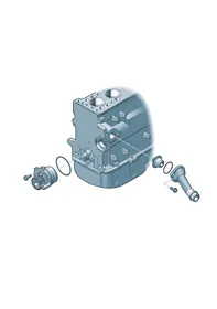 Coolant pump — VW GTI factory diagram