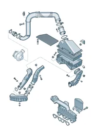 Intake connection — VW GTI factory diagram