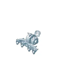 Exhaust manifold — VW GTI factory diagram
