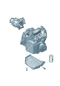 6-speed dual clutch gearbox — VW GTI factory diagram