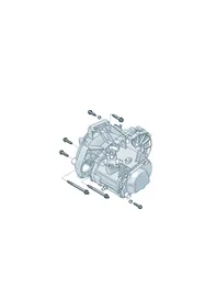 Mounting parts — VW GTI factory diagram