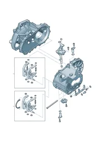 Shift rod — VW GTI factory diagram