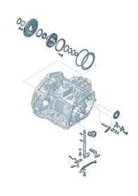 Oil pump — VW GTI factory diagram