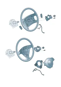 Steering wheel — VW GTI factory diagram
