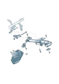 Steering column — VW GTI factory diagram