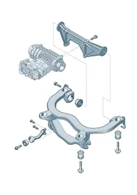 Support frame — VW GTI factory diagram