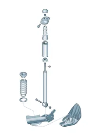 Suspension — VW GTI factory diagram