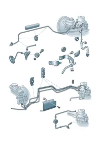 Brake fluids — VW GTI factory diagram