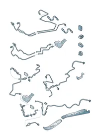 Brake pipe — VW GTI factory diagram