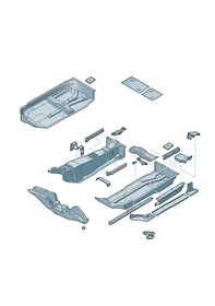Bottom plate — VW GTI factory diagram