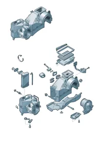 Air distribution housing — VW GTI factory diagram