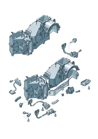 Air-conditioning system — VW GTI factory diagram