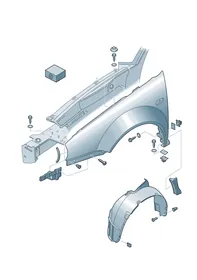 Wing — VW GTI factory diagram