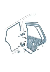 Doors — VW GTI factory diagram
