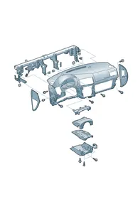 Dashboard — VW GTI factory diagram
