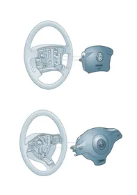 Airbag — VW GTI factory diagram