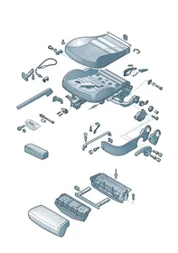 Seat — VW GTI factory diagram