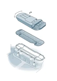 Seat — VW GTI factory diagram