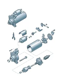 Starter versions — VW GTI factory diagram