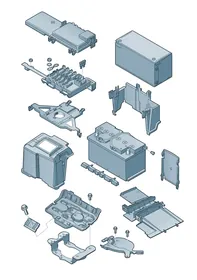 Battery — VW GTI factory diagram