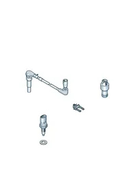 Switch and sender on gearbox — VW GTI factory diagram