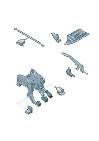 Switch - brake light — VW GTI factory diagram