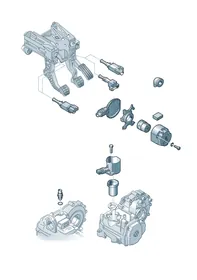 Electrical parts — VW GTI factory diagram
