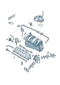 Air filter elements — VW GTI factory diagram