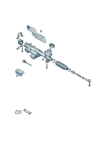 Steering gear — VW GTI factory diagram