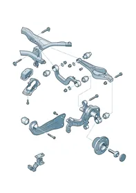 Wishbone — VW GTI factory diagram