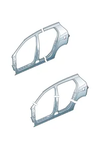 Sectional parts — VW GTI factory diagram