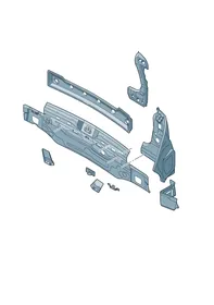Cross panel — VW GTI factory diagram
