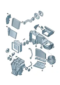 Air conditioning — VW GTI factory diagram