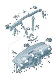 Cross member — VW GTI factory diagram