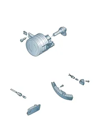 Halogen fog lamp — VW GTI factory diagram