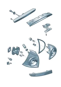 Tail light — VW GTI factory diagram