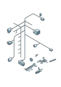 Wiring set section — VW GTI factory diagram