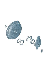 Multi-plate clutch — VW GTI factory diagram