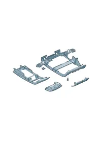 Roof console — VW GTI factory diagram