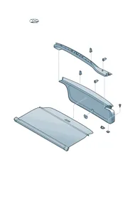 Cover blind — VW GTI factory diagram