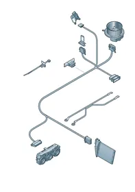 Wiring harness — VW GTI factory diagram