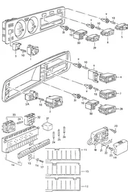 Bulbs — VW GTI factory diagram