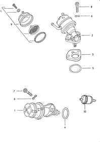 Fuel pump — VW GTI factory diagram
